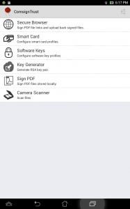 Mobile digital signature