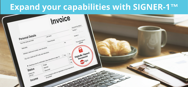 sign and send digital invoices
