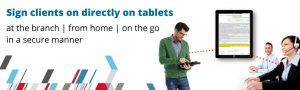 digital signature for point of sale - sign on tablet