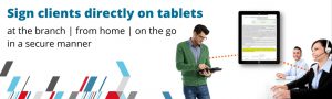 digital signature for point of sale - sign on tablet