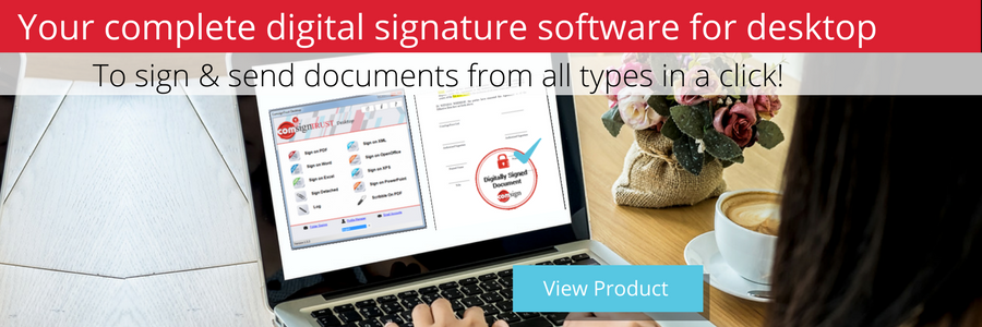 Desktop digital signature solution